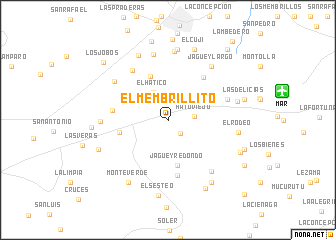 map of El Membrillito