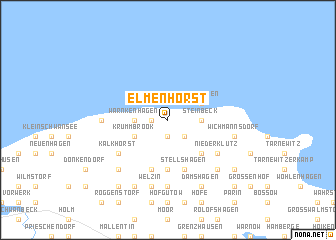 map of Elmenhorst
