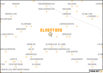 map of El Mentoro