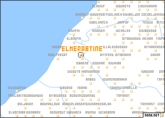 map of El Merabtine