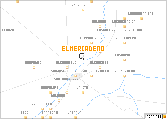 map of El Mercadeño