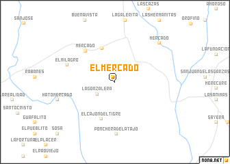 map of El Mercado