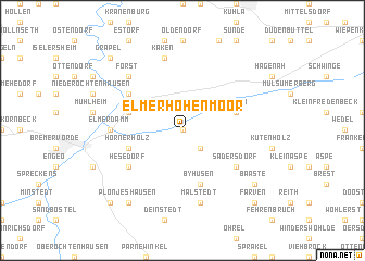 map of Elmer Hohenmoor