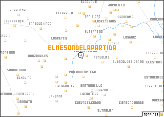 map of El Mesón de la Partida