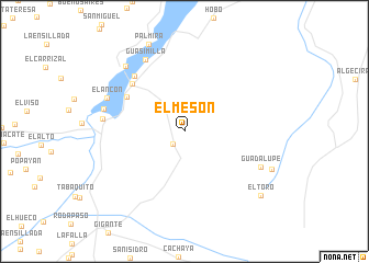 map of El Mesón