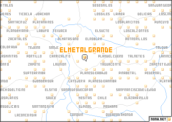 map of El Metal Grande