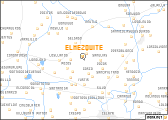 map of El Mezquite