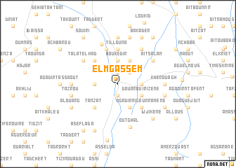 map of El Mgassem