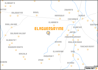 map of El Mguerdayine