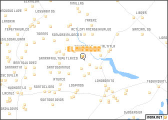 map of El Mirador