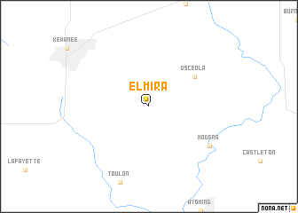 map of Elmira