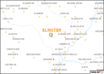 map of El Mixtón