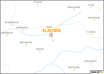 map of El Mizane