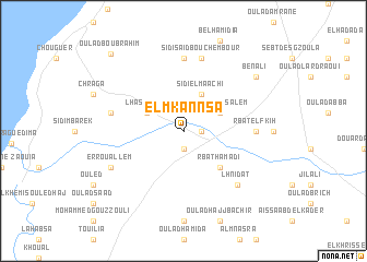 map of El Mkannsa