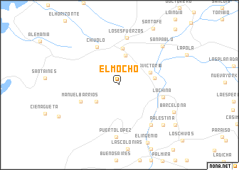 map of El Mocho