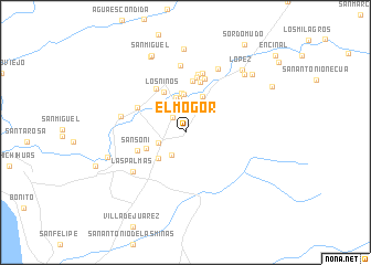 map of El Mogor