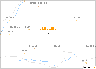 map of El Molino