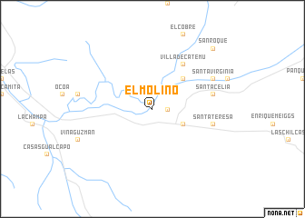 map of El Molino