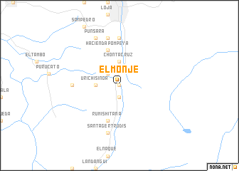 map of El Monje