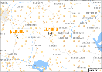 map of El Mono