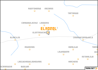 map of El Moral