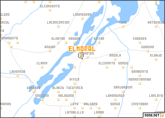 map of El Moral