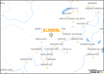 map of El Moral