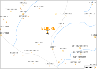 map of Elmore