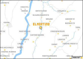 map of El Mortiño