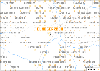 map of El Moscarrón
