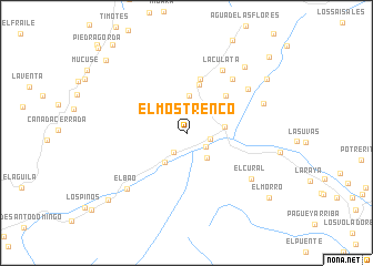 map of El Mostrenco
