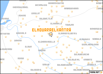 map of El Mouara el Kantra