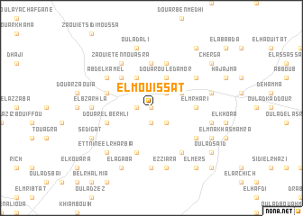 map of El Mouissat