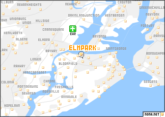 map of Elm Park