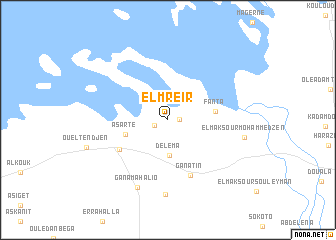 map of El Mreir