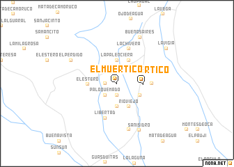 map of El Muertico