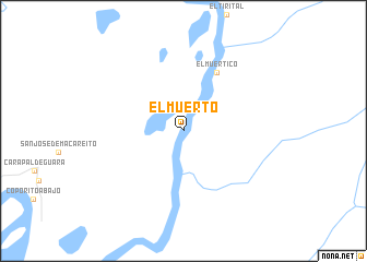 map of El Muerto