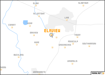 map of Elmview