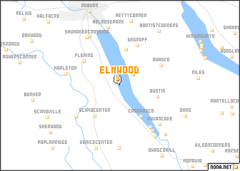 map of Elmwood