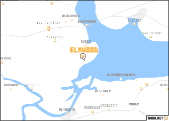 map of Elmwood