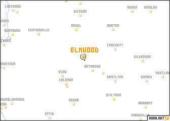 map of Elmwood