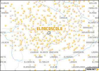 map of El Nacascole