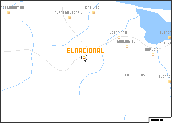 map of El Nacional