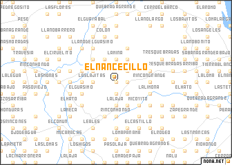 map of El Nancecillo