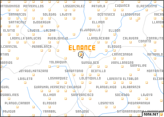 map of El Nance