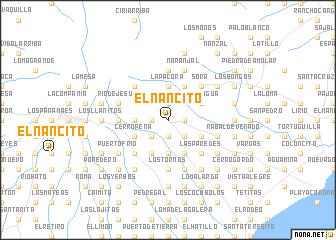 map of El Nancito
