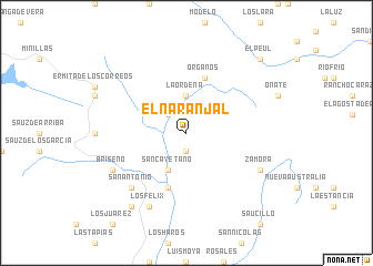 map of El Naranjal