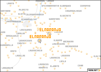 map of El Naranjo