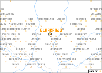 map of El Naranjo