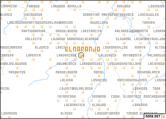 map of El Naranjo